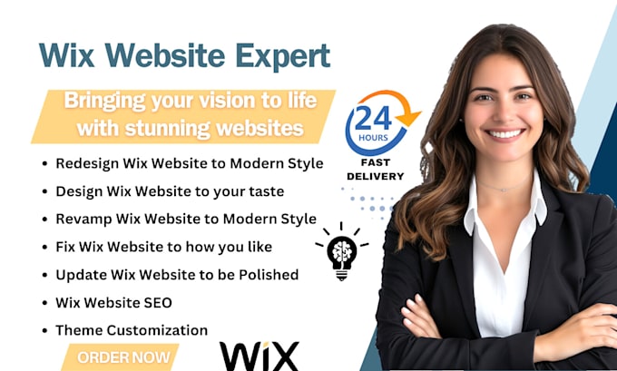 Gig Preview - Wix website redesign wix website design wix website redesign wix website design