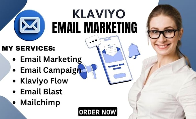 Gig Preview - Do copywriting email marketing email campaign klaviyo mailchimp sales funnel