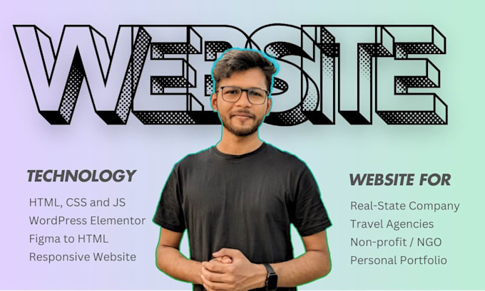 Gig Preview - Build a modern website, wordpress websites for personal, businesses, or agencies