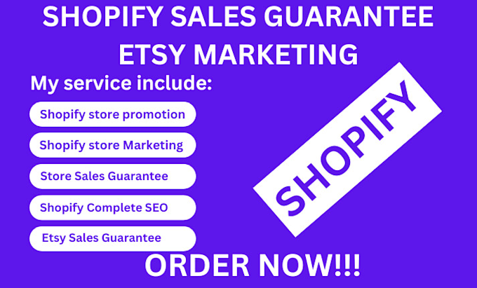 Bestseller - do shopify sales guarantee, shopify marketing, etsy sales guarantee