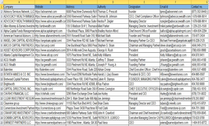 Gig Preview - Provide you a high converting hedge fund list