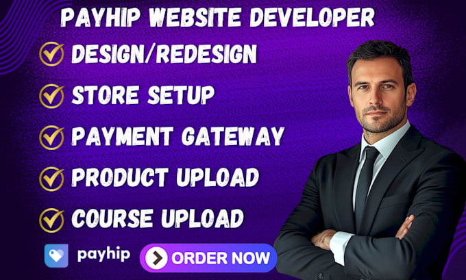 Gig Preview - Setup payhip stan store product upload redesign payhip course upload website seo