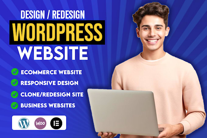 Gig Preview - Build incredible ecommerce website using elementor