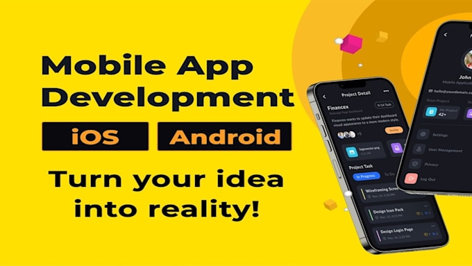 Gig Preview - Do development and design for android and iphone application