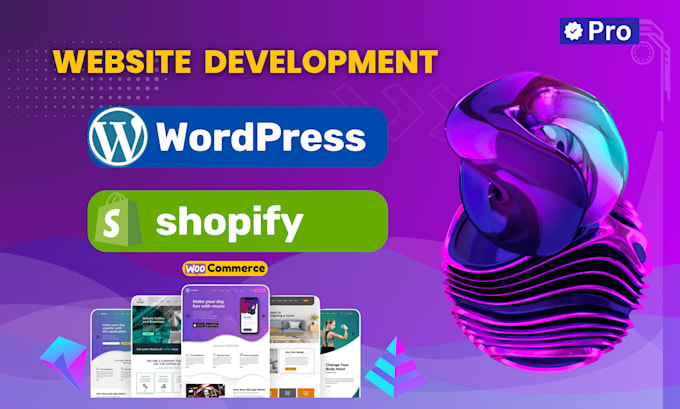 Gig Preview - Create professional wordpress and shopify website, ecommerce and business