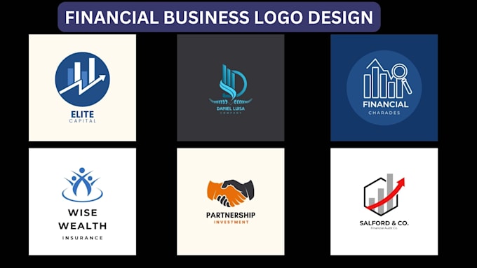 Gig Preview - Design modern financial, accounting, consulting insurance, business, tax logo