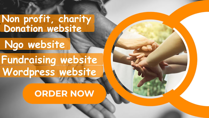 Gig Preview - Design nonprofit website for charity ngo 501c3 donation forms on givewp website