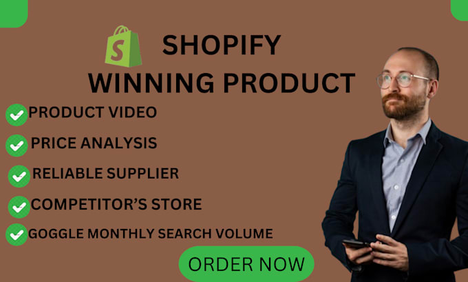 Gig Preview - Do shopify winning product