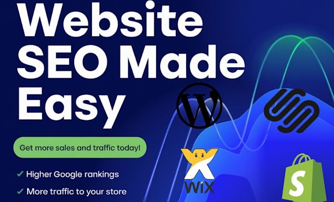 Bestseller - do website SEO on shopify, wix, wordpress, squarespace