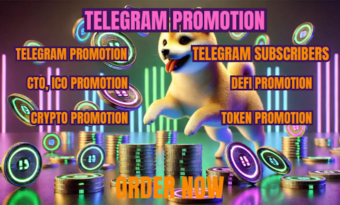 Gig Preview - Promote your defi game, crypto token, sol presale, memecoin telegram promotion