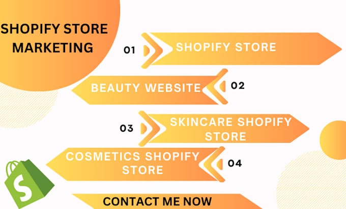 Gig Preview - Do skincare shopify store marketing beauty website cosmetic shopify store