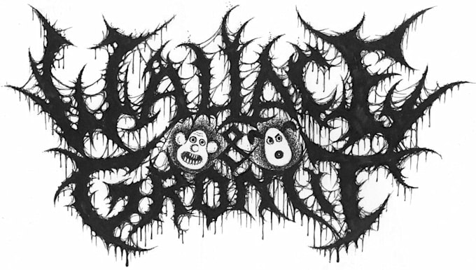 Gig Preview - Create extreme brutal or death metal logo design for you