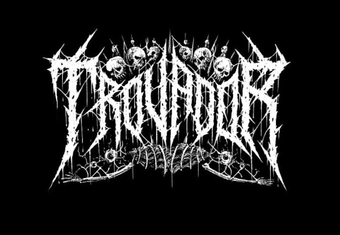 Gig Preview - Draw font deathcore grind core death metal logo design