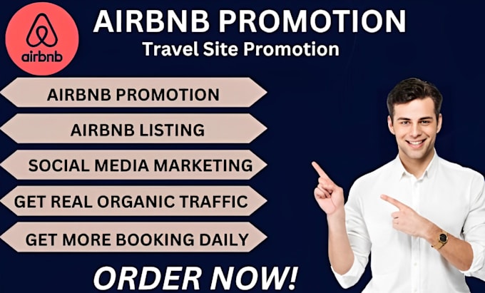 Gig Preview - Boost airbnb booking, airbnb marketing airbnb promotion airbnb listing vrbo