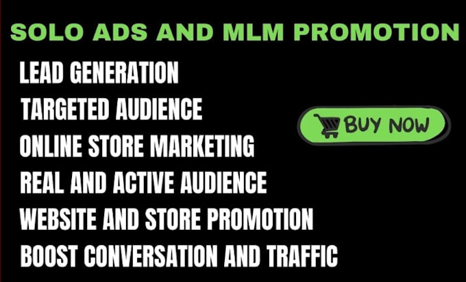 Bestseller - superfast MLM promotion, MLM leads, MLM traffic, network marketing