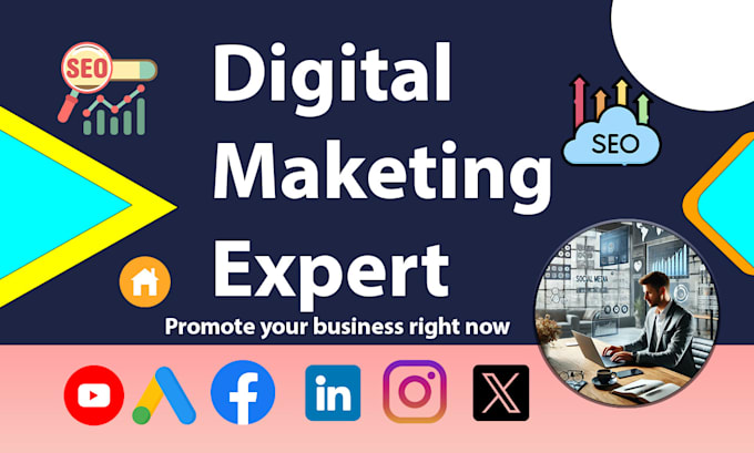 Gig Preview - Do digital marketing to promote your business online