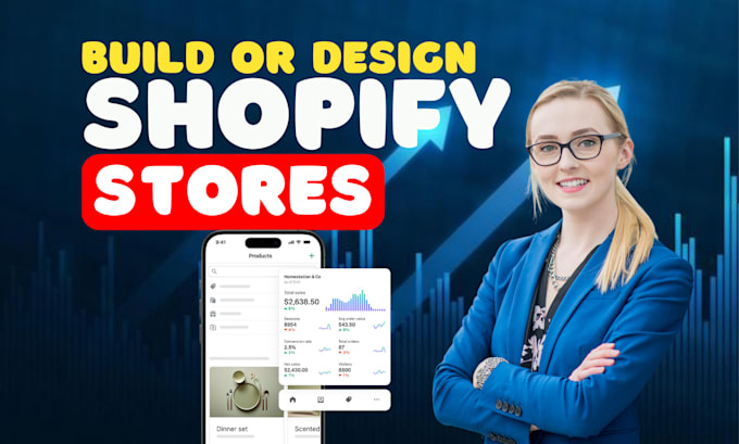 Bestseller - build profitable shopify website, shopify store design and redesign