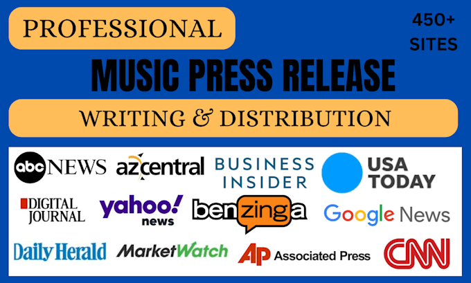 Gig Preview - Write a newsworthy press release for music and distribute to music media sites