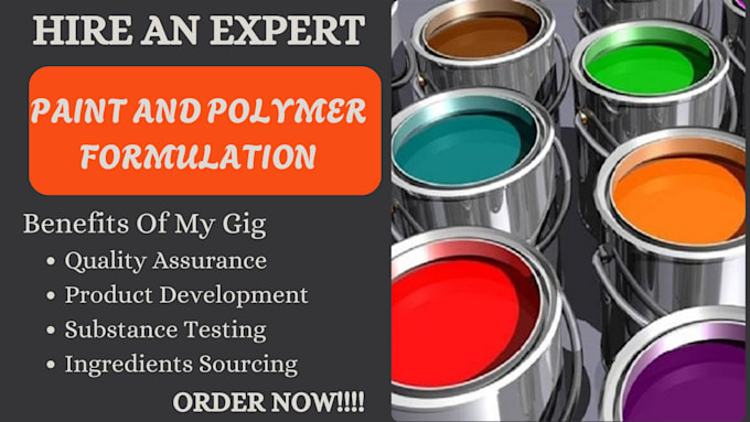 Bestseller - develop a paint formulation, polymer, color products and chemical products