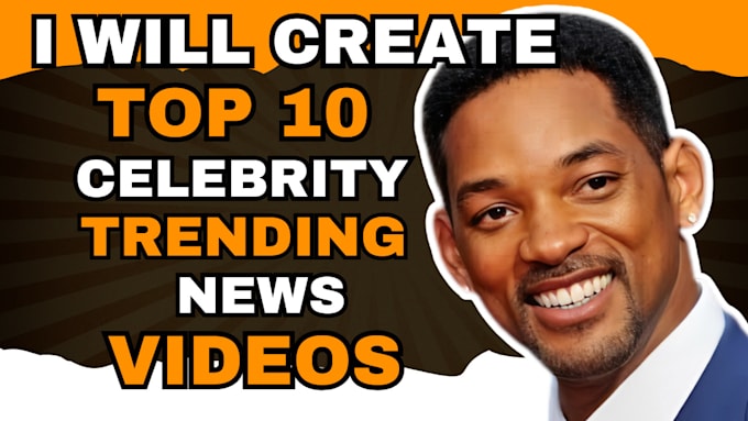 Gig Preview - Engage your audience with trending celebrity gossip and news videos