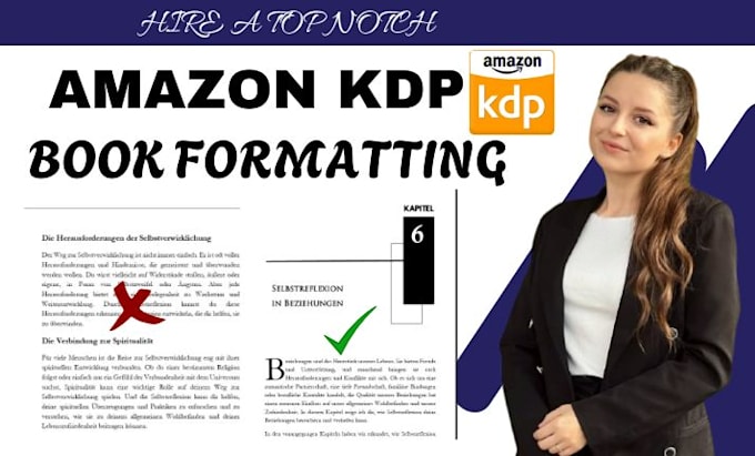 Gig Preview - Publish your book on amazon kdp, ebook and paperback formatting, book publishing