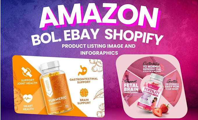 Bestseller - design amazon listing images bol infographics bol listing images canva photoshop