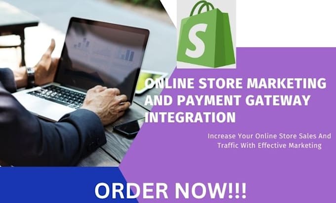 Gig Preview - Increase your online store sales with effective marketing and integrate payment