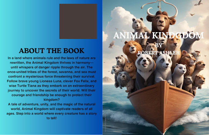 Gig Preview - Children book cover and children book illustration KDP formatting, book layout