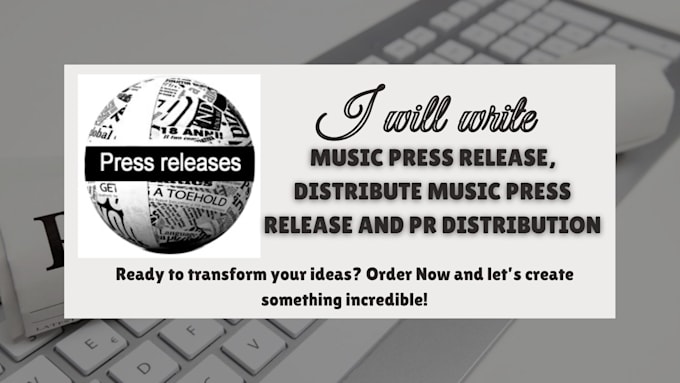 Bestseller - write music press release, distribute music press release and PR distribution