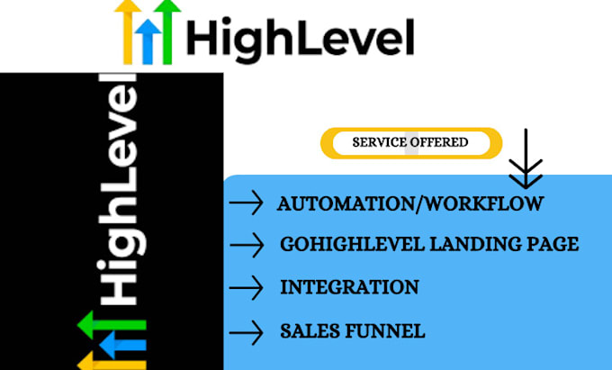 Gig Preview - Gohighlevel automation go highlevel funnel ghl website ghl conversional ai bot