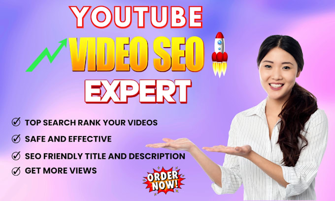 Bestseller - optimize your youtube video SEO for rankings and more views