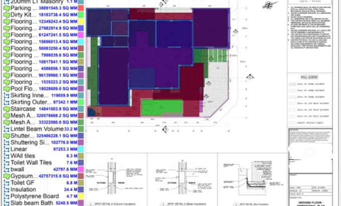 Gig Preview - Do  construction estimate, material take off, cost estimation