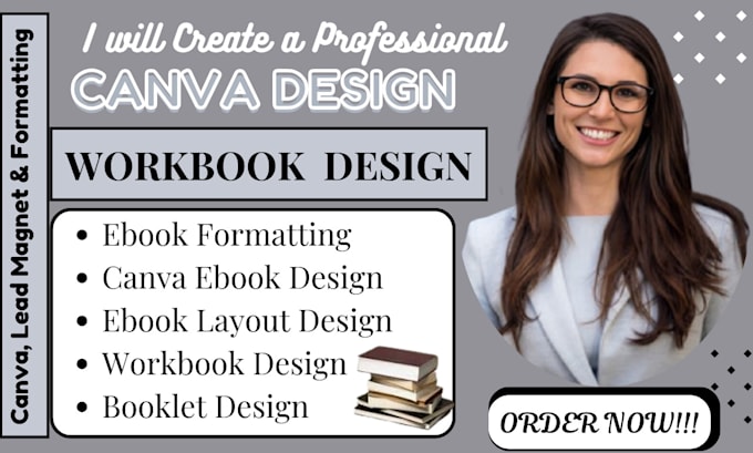 Gig Preview - Canva ebook design lead magnet canva workbook ebook formatting and layout design