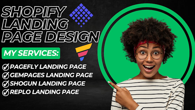 Gig Preview - Shopify product landing page design with pagefly and gempages, shogun