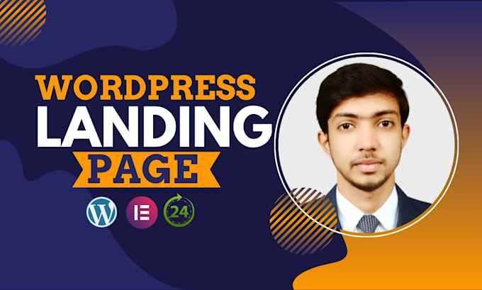 Gig Preview - Create responsive wordpress landing pages or website using elementor