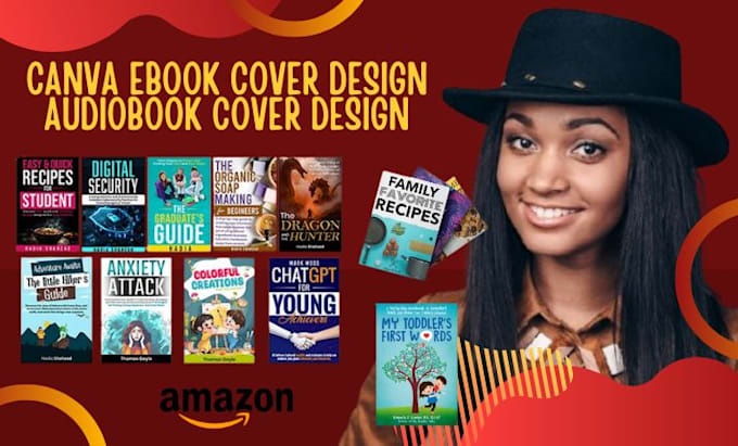 Gig Preview - Do cover book, canva book design, paperback design, ebook and audiobook design