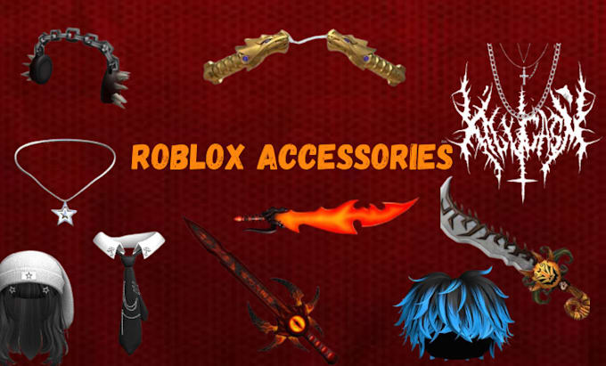 Bestseller - create a 3d roblox accessories for you hat cup weapon