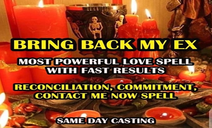 Gig Preview - Cast custom regret spell, instant ex back, obsession love spell same day casting