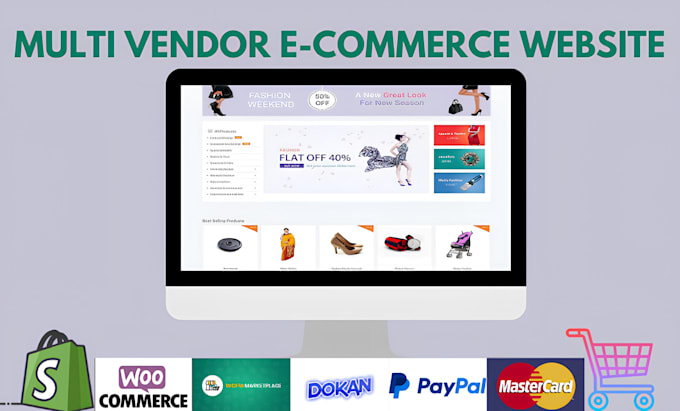 Gig Preview - Create multi vendor ecommerce marketplace website