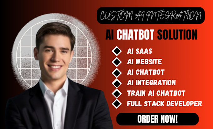 Gig Preview - Develop custom chatbot ai app integration using chatgpt ai saas vertex