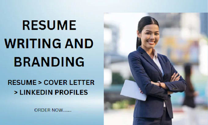 Gig Preview - Design and write your resume cv linkedin profile and cover letter