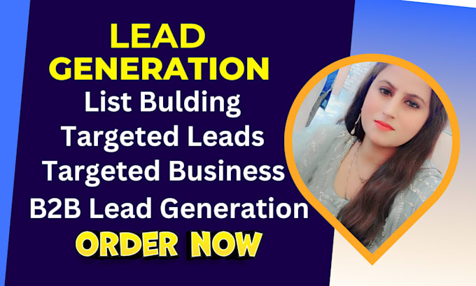 Gig Preview - Do b2b lead generation, email address by using linked