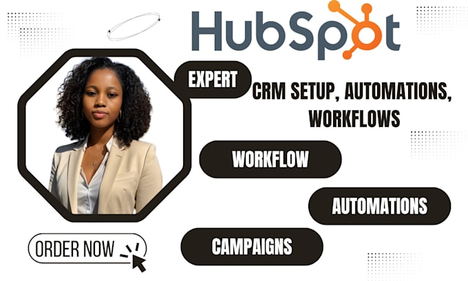 Gig Preview - Setup hubspot crm workflow integration for sales and marketing automation