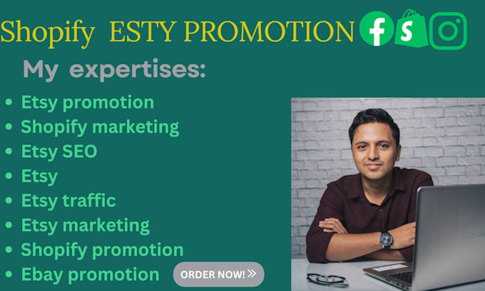 Gig Preview - Do etsy store promotion store setup etsy ads and etsy SEO listing expert