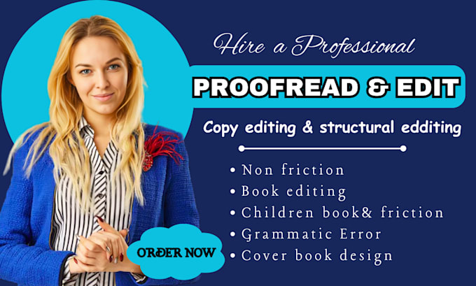 Gig Preview - Proofread , edit and format self help, nonfiction book editor for amazon kdp