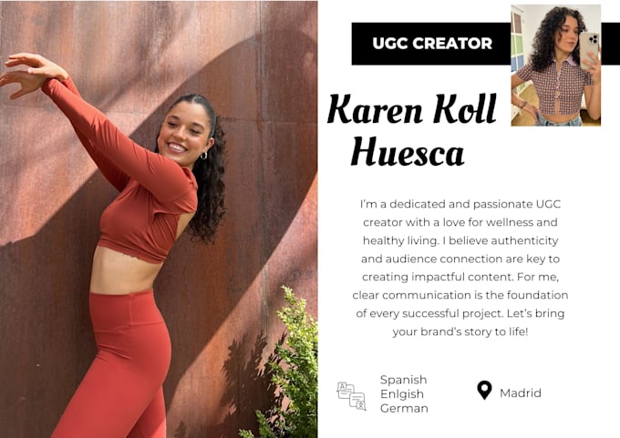 Gig Preview - Be your ugc content creator