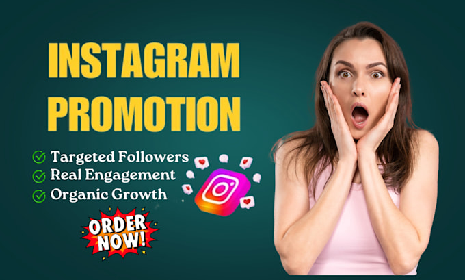 Gig Preview - Do organic instagram promotion for organic instagram growth