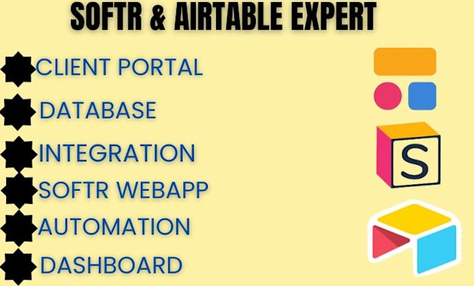 Gig Preview - Setup airtable database, automations, and softr website