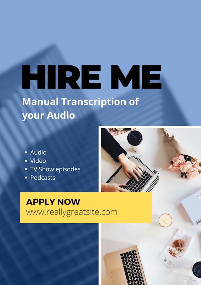 Bestseller - transcribe audios for you with excellent accuracy