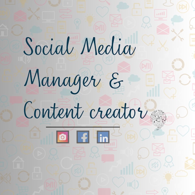 Gig Preview - Be your social media marketing manager and content creator